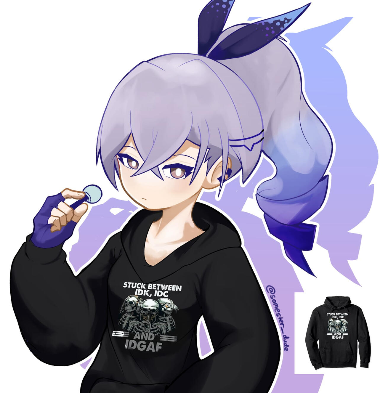 Silver Wolf Illustration (HSR)