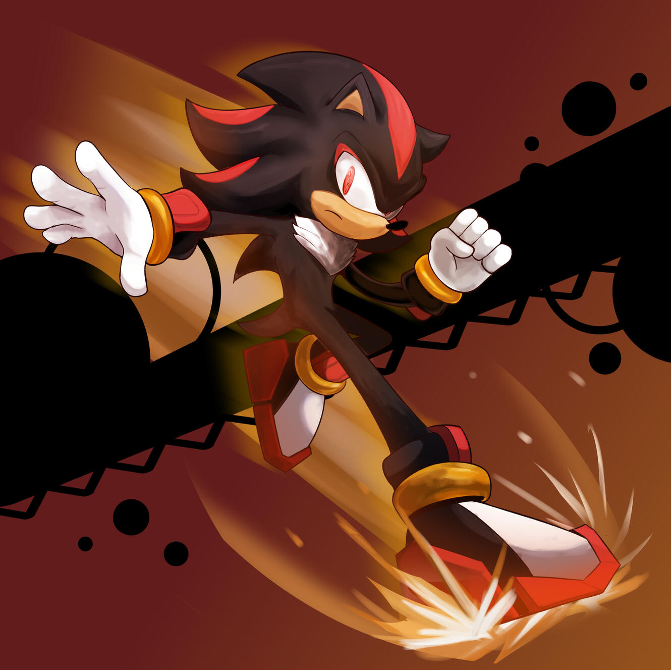 Shadow the Hedgehog Illustration