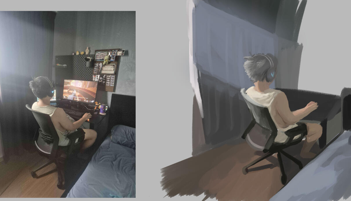 Friend Illustration Study